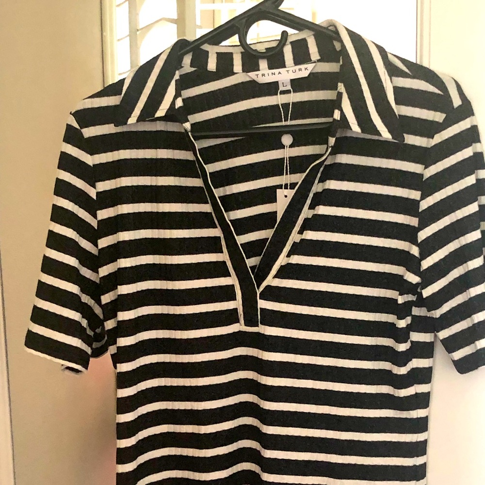 Trina Turk NWT short sleeve sweater
